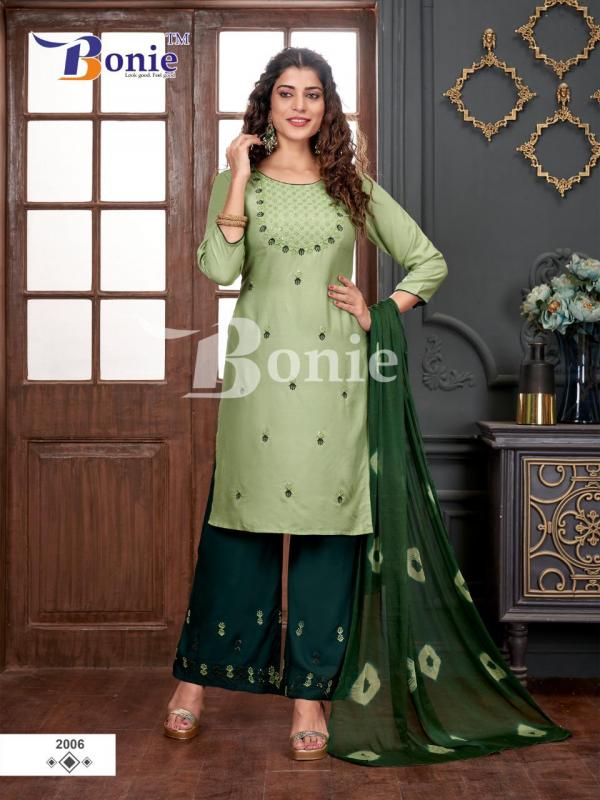 Bonie Stuti 2 Fancy Designer Rayon Readymade Collection